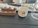 龙寅 茶杯茶具羊脂玉陶瓷茶道功夫品茗杯简约家用泡茶主人杯 主人杯-禅茶一味 实拍图