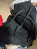 无印良品（MUJI）女式 水洗 平纹 短裤女夏 裤子 休闲短裤 多巴胺纯棉全棉BEC27A3S 黑色 M 160/66A 实拍图
