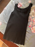红豆背心女性感蕾丝吊带提花竖条纹修身内搭打底内衣女 魅惑黑165 实拍图