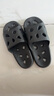 IQGD凉拖鞋男地板拖鞋女情侣室内外居家简约浴室2215 熠光黑 38-39 实拍图