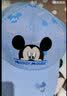 迪士尼（Disney）儿童帽子 春夏季太阳遮阳帽 男童女童帽防晒棒球帽 B款-米奇水蓝 52CM 实拍图