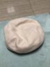 迷人微笑 贝雷帽女秋冬季帽子女保暖百搭复古蓓蕾画家帽千鸟格英伦八角帽 米白 实拍图