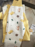 欢喜小熊6个月-3岁婴儿纯棉保暖内衣套装春秋三层保暖薄棉宝宝衣服 晒单实拍图