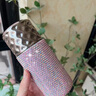 IKXO纯钛保温杯女士新款迷你口袋磁吸杯盖高颜值生日礼物送女朋友老婆 钻石钛保温杯【胭脂粉】 实拍图