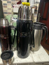 膳魔师（THERMOS） 保温瓶大容量不锈钢真空户外旅行商务便携车载水瓶SK-2010/2020 深蓝色 2L 实拍图