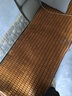 黛安居沙发垫套装夏季欧式防滑麻将席凉垫实木凉席坐垫夏天竹垫贵妃定制 咖啡色窄边款-【双牛筋+防滑底】 60*150cm 实拍图