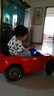 小童鞋【宾利授权加长版】儿童电动车四轮遥控车可坐人玩具车汽宝童车 【宾利授权】红+双驱+普座 实拍图