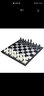 友邦（UB） 国际象棋黑白色磁性可折叠便携成人儿童学生培训教学用棋 3810B-C(黑白直角中号) 标配 实拍图