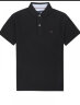 TOMMY HILFIGER 汤米 希尔费格 经典男士T恤 纯棉短袖翻领上衣男 黑色POLO衫C817857318 M （建议140-160斤） 实拍图