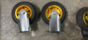冰禹轻音轮 脚轮橡胶 拖车轮小推车平板车轮子 轻型5寸定向 1只 晒单实拍图