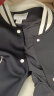 BASIC HOUSE/百家好飞行员夹克外套秋季新款撞色棒球服上衣 黑色 M 实拍图