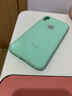 新爵 苹果x手机壳玻璃镜面iphone xs max xr液态硅胶防摔潮牌个性软全包超薄男女款 淡青绿【钢化玻璃背板】 适用苹果X/XS【5.8英寸】 实拍图