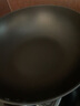 小天籁（XIAO TIAN LAI）炒锅 精铁不粘锅平底煎锅无油烟炒菜锅具电磁炉燃气灶通用 精铁炒锅直径32cm（适用3-5人） 32cm 实拍图