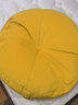 顾家家居（KUKA） 创意懒人沙发可爱豆袋单人卧室豆包脚蹬坐垫XJ 蛋黄 实拍图