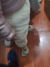 G.duck小黄鸭男女宝宝春秋冬季棉鞋学步鞋0-1-3岁二棉保暖幼儿软底婴儿 2279米白色（加绒冬款） 20 鞋内长13.8cm 实拍图