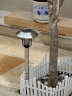 尚科太阳能灭蚊灯户外庭院驱蚊灯商用室外杀虫灯电击防水花园灭蚊神器 SX-08银色加高款 实拍图