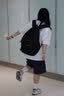回力（Warrior）书包男生大学生帆布旅行电脑包女小学生高中初中学生背包男双肩包 黑色【带鞋子挂件】 实拍图