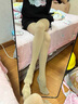 JOHUAN油亮丝袜女士8D马油袜连裤袜薄无痕裆闭裆宽边性感无缝光滑油光 无缝裆-马油袜（肤色） 均码 （建议80-130斤穿） 实拍图