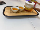 南山先生 茶具套装办公便携快客杯玻璃耐热防烫日式功夫茶具东篱侧把壶旅行茶具 东篱快客杯玻璃壶_茶白+九歌茶盘 实拍图
