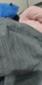吉普（JEEP）衣多穿衬衫男装春夏2022新品韩版潮流休闲长袖男士衬衫纯色条纹棉袖休闲学生一件潮流 浅灰色S99 2XL 晒单实拍图