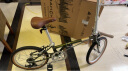 大行（DAHON）20寸铬钼钢7速男女式学生复古单车HAC072 橄榄绿 晒单实拍图