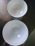 品来运纯白骨瓷碗家用米饭碗吃饭碗小汤碗大号面碗陶瓷餐具套装组合大碗 4英寸小汤碗（1个） 实拍图