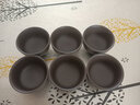 凝雅紫砂茶杯品茗杯茶碗泡茶杯家用办公陶瓷功夫茶具小碗茶盏6只装 实拍图