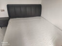 百冠环球床 主卧双人床 美式轻奢高脚软包婚床简约现代家具布艺床 科技布床+床头柜*1+弹簧椰棕床垫 1.8m*2m框架常规床 实拍图