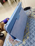 亖燚 苹果2021ipad保护套10.2皮套轻薄第九代全包8防摔9.7英寸air1支架mini6外壳 天蓝色（保护套+钢化膜） 老款iPad2/3/4 实拍图