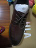 海澜之家HLA皮鞋男士商务休闲秋冬正装德比鞋子男H334/H220 棕色加绒38 实拍图