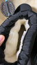 骆驼（CAMEL）雪地靴女简约厚底束带秋冬中筒保暖靴 L23W577074 黑色 38 实拍图