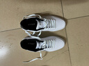 特步男鞋春季板鞋平小白鞋2026新款低帮男士休闲滑板鞋白色运动鞋子男 白黑 42 实拍图