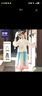 罗蒙女童汉服新中式古装秋款唐装中国风演出服 汉服茶白色两件套 160 实拍图