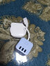 公牛（BULL） 公牛小魔方USB插座智能便携迷你排插线板创意方形多功能小插板充电拖线板 蓝色魔方1.5米U303UB【3个USB+3插位】 实拍图