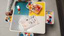 星涯优品 儿童玩具积木桌男女孩拼装益智玩具学习餐桌子可增高多功能 实拍图