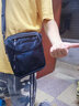 威尔伦（WEIERLUN）男士包包运动休闲单肩包男包斜挎包男款防水尼龙潮流斜跨竖款小包 黑色大号 实拍图