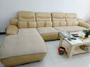 欣雨禾皮沙发专用垫 真防滑坐垫冬季透气布艺简约组合沙发保护套罩四季 防滑升级米黄色 贵妃L型定制一张 实拍图