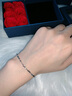 查克拉情人节礼物情侣手链一对女简约银手链免费刻字生日送女友手饰 星辰手链B款【魅蓝礼盒】 实拍图