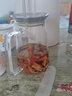 EILONG宜龙茶觉360创意茶具耐熱玻璃茶壶茶杯马克杯过滤泡茶壶玻璃壶 米黄色 650ml 实拍图