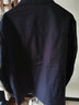 雅戈尔（YOUNGOR）西服男0100款单上衣西服套装男正装羊毛西服 藏青 L 175/100A 实拍图