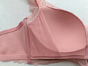 欧迪芬（Ordifen）秋冬年内衣女无钢圈文胸舒适蕾丝小胸显大聚拢抗菌胸罩上托收副乳 胭脂水粉 85B 实拍图