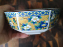 美浓烧（Mino Yaki）宫廷风彩瓷餐具日本进口手工艺八角碗中式复古轻奢碗碟组合 饭碗-单个【13.9cm*5.5cm】 实拍图