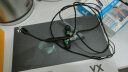 TRN VX一圈六铁十四单元圈铁监听耳机高保真HiFi耳机入耳式发烧直播可换线耳塞 暗夜绿-无麦 标配 实拍图