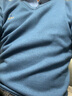 浪莎保暖上衣男秋冬季加绒假两件针织羊毛发热翻领毛衣衬衫加厚爸爸装 实拍图