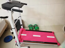 万凯跑步机家用款机械迷你可折叠多功能简易小型免安装健身器材非静音 【黑色】+扭腰盘置物架+豪华配置 实拍图