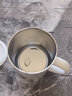 膳魔师（THERMOS）咖啡杯牛奶杯不锈钢茶杯男女高颜值生日礼物简约水杯带盖 白色340ml 实拍图