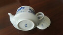 京德 景德镇陶瓷茶壶手绘青花功夫茶具带把纯手工绘画茶壶 青花山水帆影壶 150ml 实拍图
