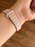BHO适用小米手环8表带磁吸硅胶表带智能运动手环腕带手表带 粉配灰 实拍图