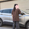 勒普莱纯棉短袖t恤男夏季日系复古ins潮流潮牌圆领半袖宽松简约休闲上衣 咖色 XL (建议135斤-150斤) 实拍图