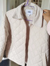 森马（Semir）棉服女灯芯绒翻领菱形格复古2024冬三防宽松轻薄棉衣109724112007 实拍图